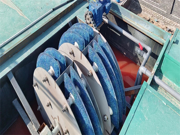 纖維轉(zhuǎn)盤(pán)濾布濾池